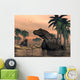 Keratocephalus Dinosaurs Small Lake Wall Decal