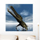 Mesosaurus Dinosaur Jumping out Wall Decal