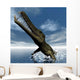 Mesosaurus Dinosaur Jumping out Wall Decal