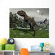 Nanotyrannus Dinosaur amongst Tempskya Wall Decal