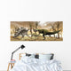 Two Allosaurus Dinosaurs Attack Wall Decal