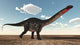 Apatosaurus Dinosaur Walking Desert Wall Decal Design 2