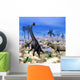 Allosaurus Dinosaurs Attacking Brachiosaurus Wall Decal