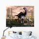 Allosaurus Dinosaurs Attacking Apatosaurus Wall Decal