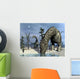 Argentinosaurus Dinosaurs Grazing Desert Wall Decal
