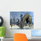 Argentinosaurus Dinosaurs Grazing Desert Wall Decal