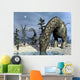Argentinosaurus Dinosaurs Grazing Desert Wall Decal