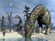 Argentinosaurus Dinosaurs Grazing Desert Wall Decal