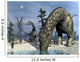 Argentinosaurus Dinosaurs Grazing Desert Wall Decal