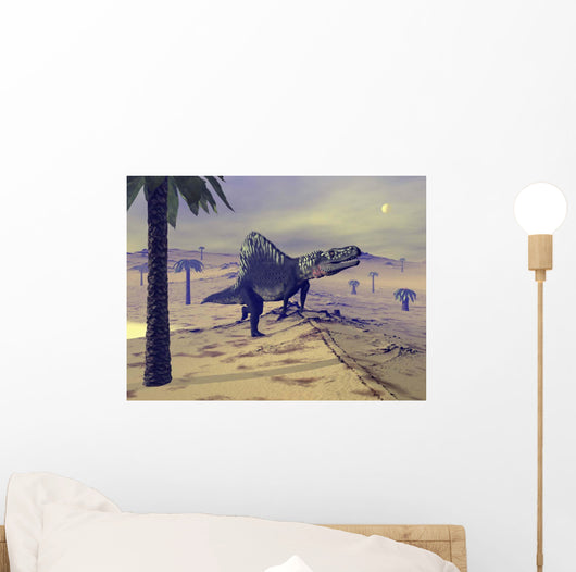 Arizonasaurus Dinosaur Walking Desert Wall Decal
