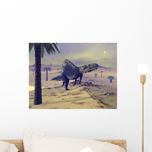 Arizonasaurus Dinosaur Walking Desert Wall Decal