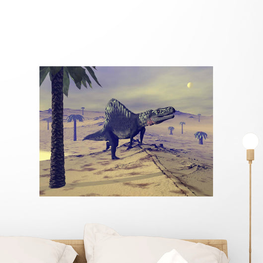 Arizonasaurus Dinosaur Walking Desert Wall Decal