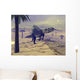 Arizonasaurus Dinosaur Walking Desert Wall Decal