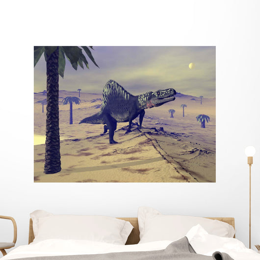 Arizonasaurus Dinosaur Walking Desert Wall Decal