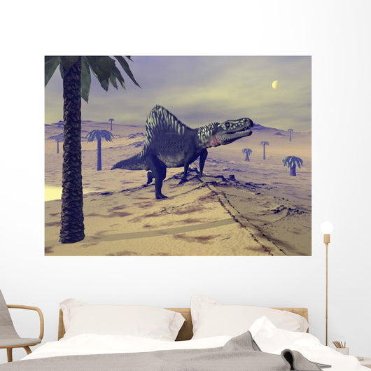 Arizonasaurus Dinosaur Walking Desert Wall Decal