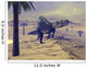 Arizonasaurus Dinosaur Walking Desert Wall Decal