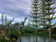 Caudipteryx Dinosaurs Water's Edge Wall Decal