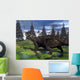 Euoplocephalus Dinosaur Walking Mountain Wall Decal