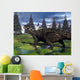 Euoplocephalus Dinosaur Walking Mountain Wall Decal