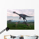Gigantoraptor Surrounded Small Mononykus Wall Decal