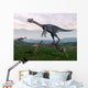 Gigantoraptor Surrounded Small Mononykus Wall Decal