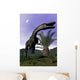 Monolophosaurus Dinosaur Roaring Next Wall Decal