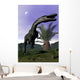 Monolophosaurus Dinosaur Roaring Next Wall Decal