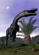 Monolophosaurus Dinosaur Roaring Next Wall Decal
