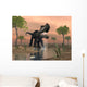 Prestosuchus Dinosaur Catches Fish Wall Decal