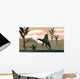 Arizonasaurus Dinosaur amongst Pachypteris Wall Decal
