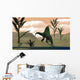 Arizonasaurus Dinosaur amongst Pachypteris Wall Decal