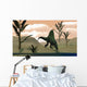 Arizonasaurus Dinosaur amongst Pachypteris Wall Decal