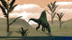 Arizonasaurus Dinosaur amongst Pachypteris Wall Decal