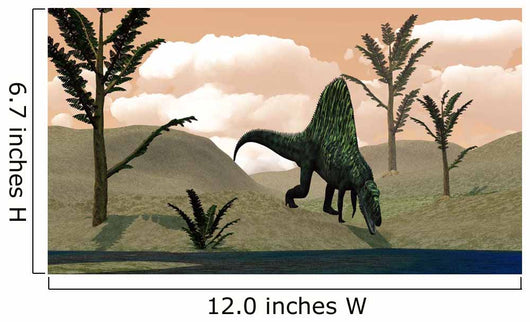 Arizonasaurus Dinosaur amongst Pachypteris Wall Decal