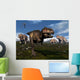 Tyrannosaurus Rex Attacked Three Wall Decal