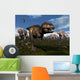 Tyrannosaurus Rex Attacked Three Wall Decal