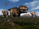Tyrannosaurus Rex Attacked Three Wall Decal