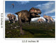 Tyrannosaurus Rex Attacked Three Wall Decal
