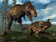Tyrannosaurus Rex Attacking Einiosaurus Wall Decal