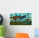 Nanotyrannus Hunting Small Tyrannosaurus Wall Decal