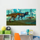 Nanotyrannus Hunting Small Tyrannosaurus Wall Decal