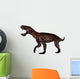 Lycaenops Dinosaur Roaring White Wall Decal