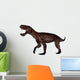 Lycaenops Dinosaur Roaring White Wall Decal
