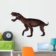 Lycaenops Dinosaur Roaring White Wall Decal