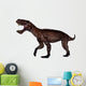 Lycaenops Dinosaur Roaring White Wall Decal
