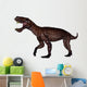 Lycaenops Dinosaur Roaring White Wall Decal