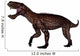 Lycaenops Dinosaur Roaring White Wall Decal