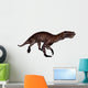 Lycaenops Dinosaur Walking White Wall Decal