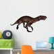 Lycaenops Dinosaur Walking White Wall Decal