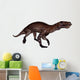 Lycaenops Dinosaur Walking White Wall Decal